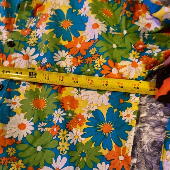 Men's Floral Long Sleeve Shirt - Multicolor - Picture 5 of 6